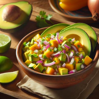 Image of Simple Avocado Mango Salsa