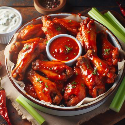 Image of Simple Baked Buffalo Wings