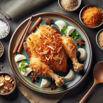 Image of Simple Baked Crispy Coconut Chicken