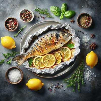 Image of Simple Baked Fish in Foil Ww