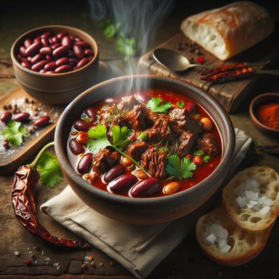 Image of Simple Beef Chili with Kidney Beans