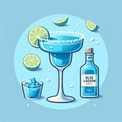 Image of Simple Blue Lagoon Margaritas