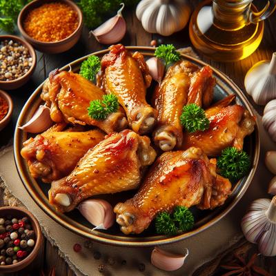 Image of Simple Boil and Bake Crispy Chicken Wings