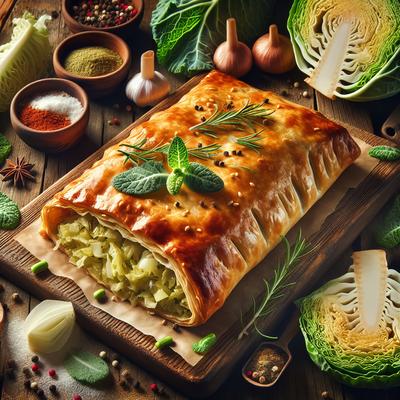 Image of Simple Cabbage Strudel