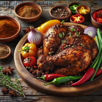 Image of Simple Caribbean Jerk Chicken
