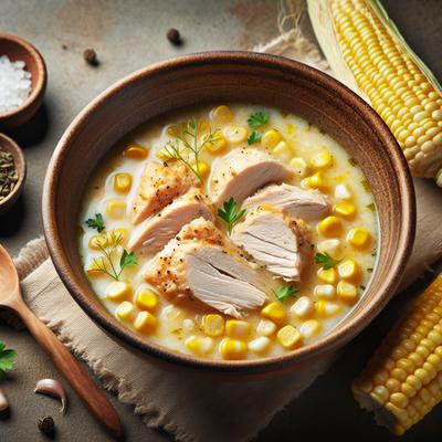 Image of Simple Chicken and Corn Chowder