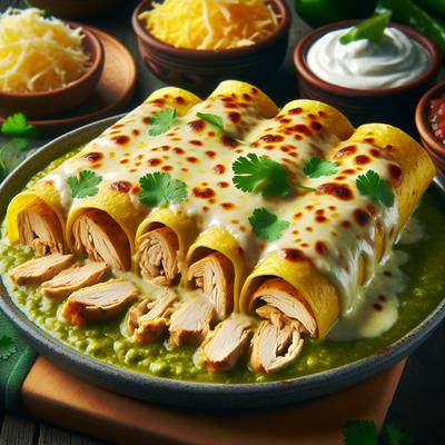 Image of Simple Chicken Enchilada Suizas