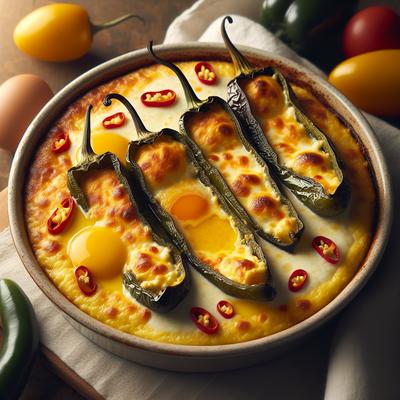 Image of Simple Chiles Rellenos Casserole