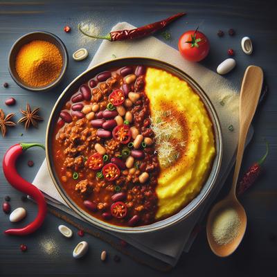 Image of Simple Chili with Polenta