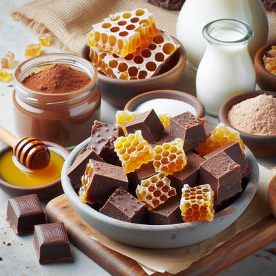 Image of Simple Chocolate Honeycomb Fudge