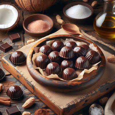Image of Simple Coconut Oil Chocolate Candies