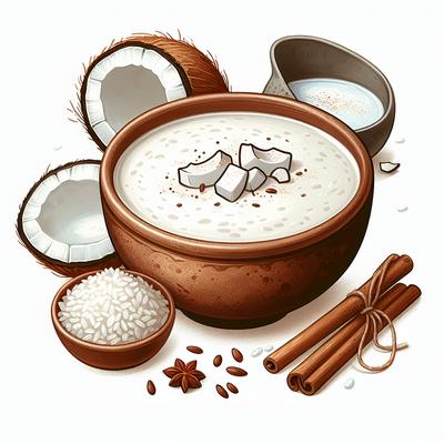 Image of Simple Coconut Rice Pudding