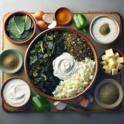 Image of Simple Collards with Yogurt and Old Bay