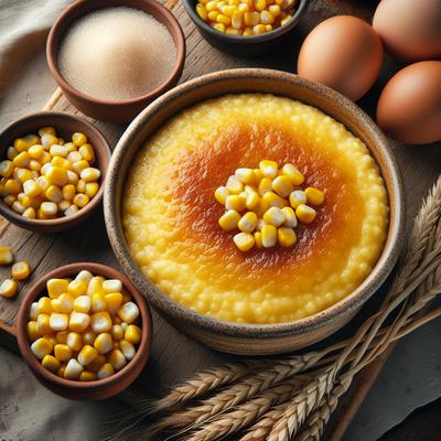 Image of Simple Corn Pudding Bajan