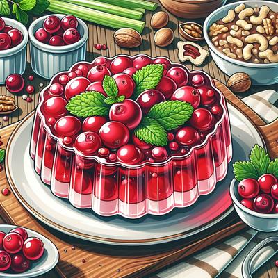 Image of Simple Cranberry Congealed Salad