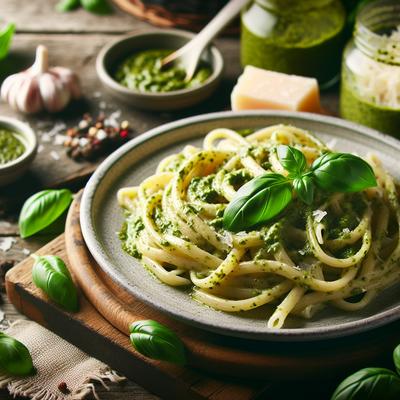 Image of Simple Creamy Pesto Pasta