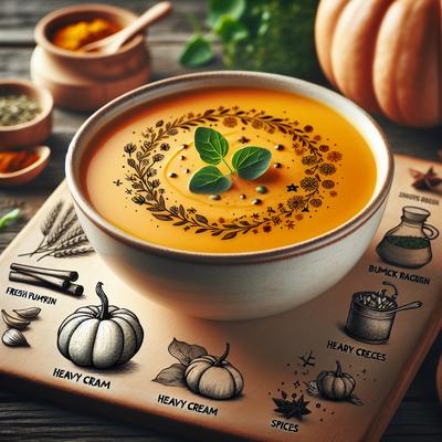 Image of Simple Creamy Pumpkin Soup