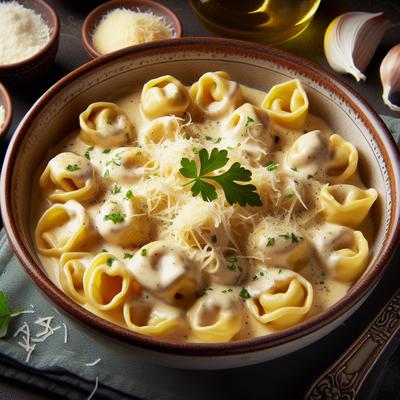 Image of Simple Creamy Tortellini Alfredo