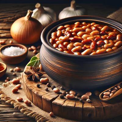 Image of Simple Crock Pot Baked Beans
