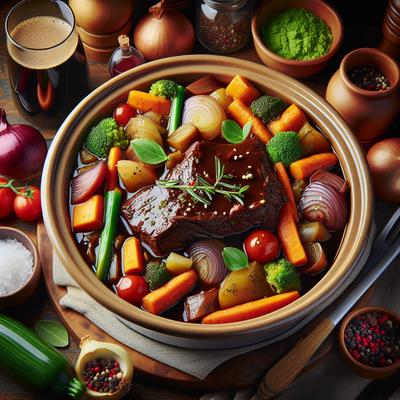 Image of Simple Crock Pot Beef Burgundy