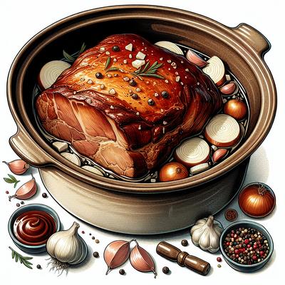 Image of Simple Crockpot Boston Butt