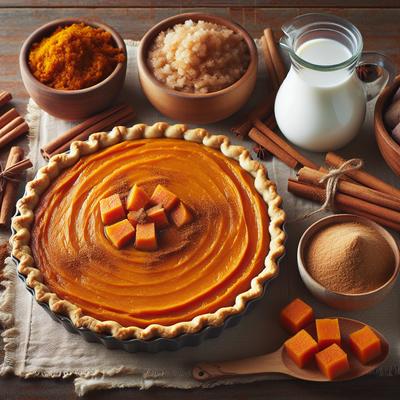 Image of Simple Crustless Sweet Potato Pie