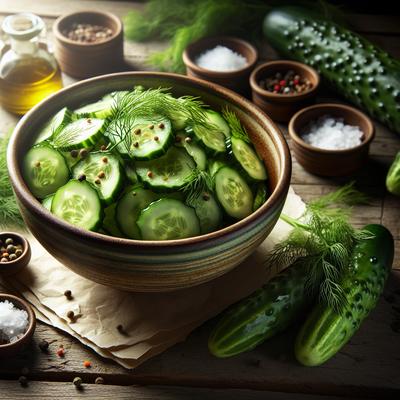 Image of Simple Cucumber Salad