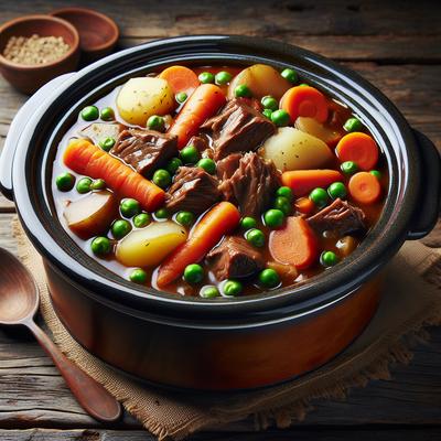 Image of Simple Delicious Crockpot Beef Stew