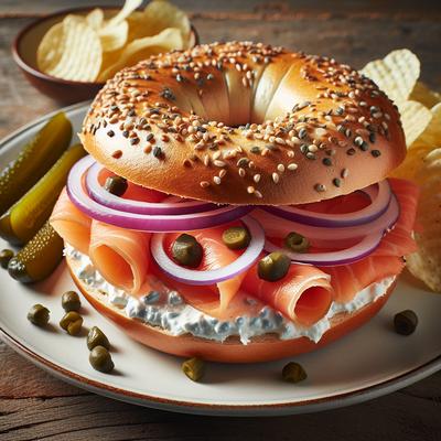 Image of Simple Delicious Lunch Bagel