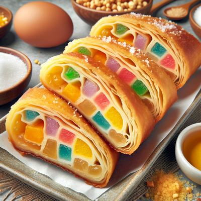 Image of Simple Dessert Egg Rolls