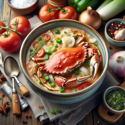 Image of Simple Easy Chesapeake Bay Rosy Crab Soup from the Farm