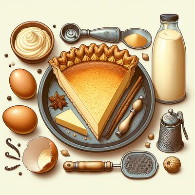 Image of Simple Eggnog Pie
