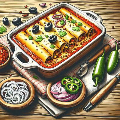 Image of Simple Enchiladas Casserole