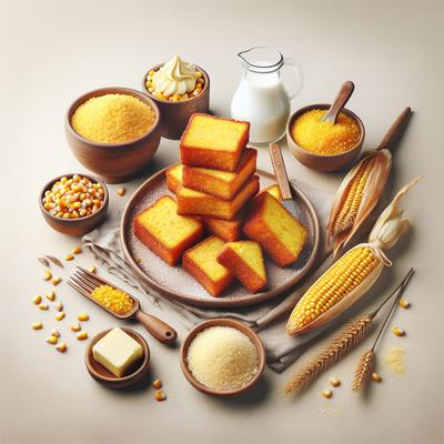 Image of Simple Fried Cornbread