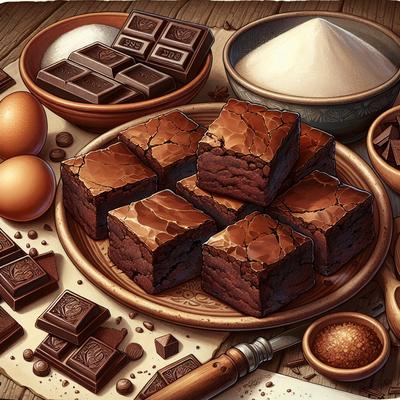 Image of Simple Fudge Brownies