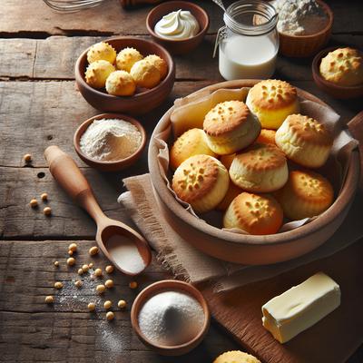 Image of Simple Golden Drop Biscuits