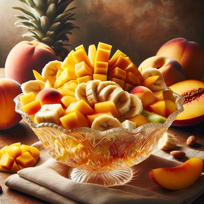 Image of Simple Golden Fruit Salad