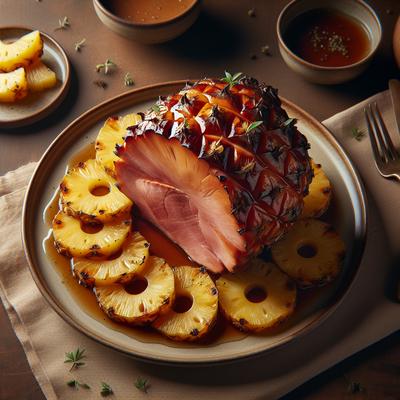 Image of Simple Ham and Pineapple Dinner