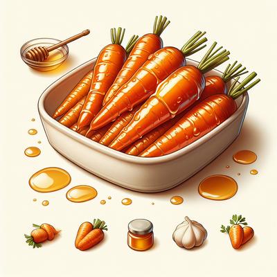 Image of Simple Honey Glazed Carrots