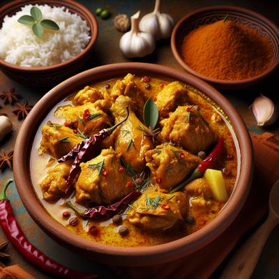 Image of Simple Hyderabad Curried Chicken