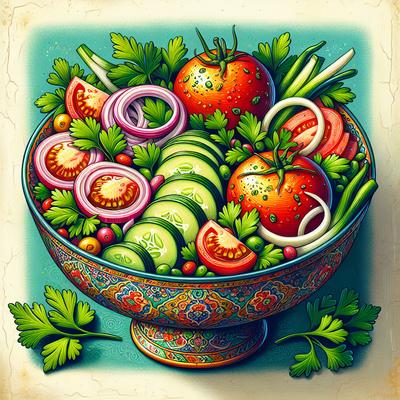 Image of Simple Iranian Salad