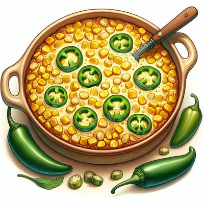 Image of Simple Jalapeno Corn Casserole