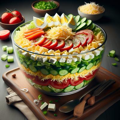 Image of Simple Layered Salad