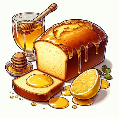 Image of Simple Lemon Bread W Honey
