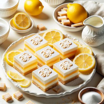 Image of Simple Lemon Cream Squares