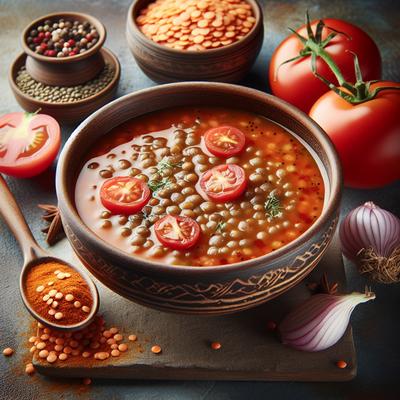 Image of Simple Lentil and Tomato Soup