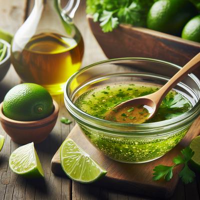 Image of Simple Lime Salad Dressing