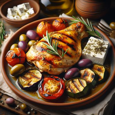 Image of Simple Mediterranean Grilled Chicken