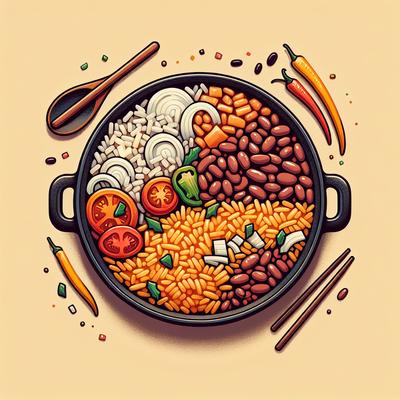 Image of Simple Mexican Rice and Bean Bake