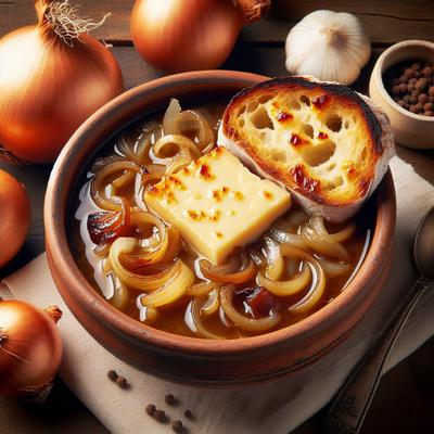 Image of Simple Microwave French Onion Soup